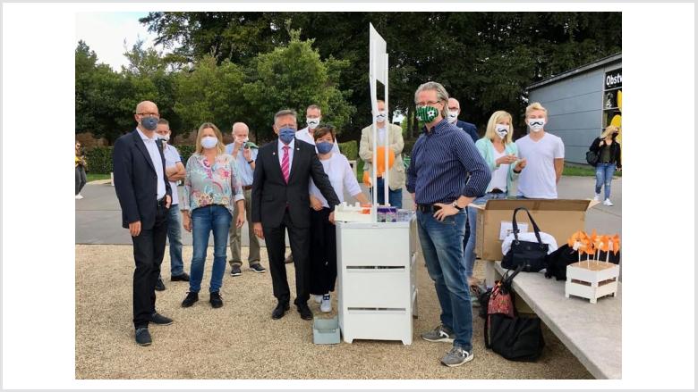 Infostand Schloss Dyck 