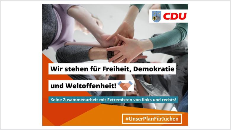 Freiheit, Demokratie und Weltoffenheit