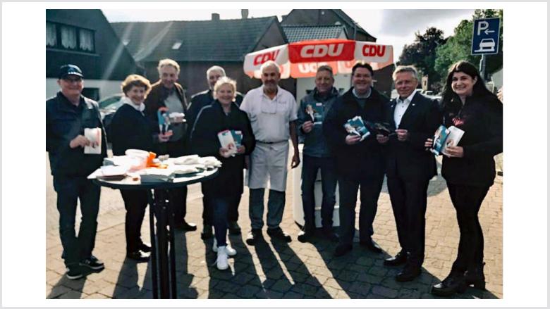 Wahlstand in Bedburdyck Wahlstand in Bedburdyck