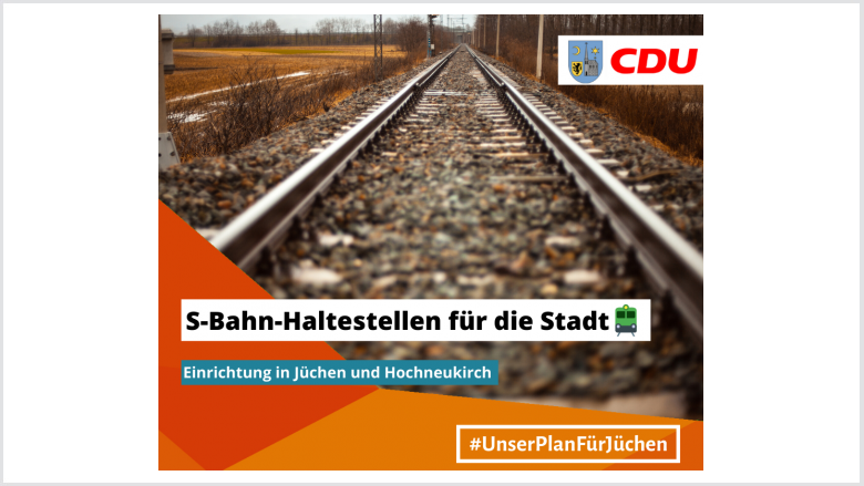 S-Bahn Haltestelle in Jüchen S-Bahn Haltestelle in Jüchen